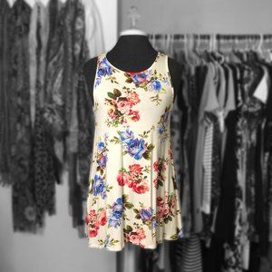Floral Tunic Tank Top